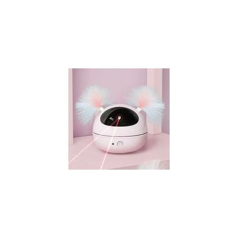 Pointeur laser automatique rotatif pour chat, rose – (1/5)