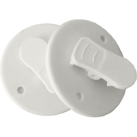 Lot de 10 pinces de fixation pour rideau de douche, coupe-vent, avec poids.