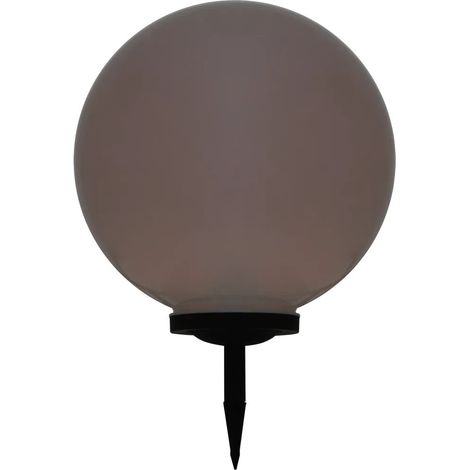 Lámpara solar LED esférica con cambio de color 50 x 71 cm decoración exterior de polipropileno blanco 020045898 (1/5)