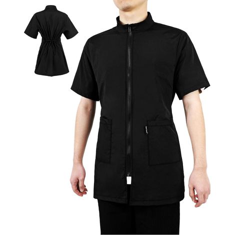 Tablier de Toilettage pour Chiens Lavable en Machine Blouse de Toilettage Respirante Veste de Barbier pour Hommes Vêtement de Travail pour Animaux Adapté aux Salons (1/5)