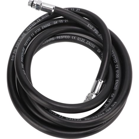 Tuyau de plongée basse pression, tuyau à gaz en caoutchouc pour détendeur premier et deuxième étage, 210 cm/82,7 pouces (1/5)