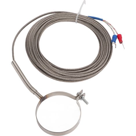 Thermoelement-Gewinde, hohe Empfindlichkeit, breiter Messbereich 0–400 °C, Temperaturreglersonde in verschiedenen Größen für die Industrie, 5 Meter (1/5)