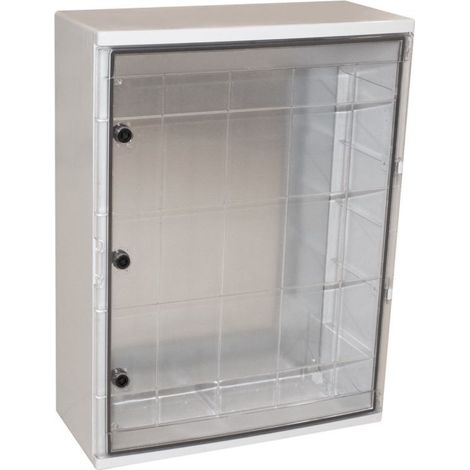 Em Distribution – Coffret électrique ABS 800x600x265mm étanche IP65 – Résistance chocs IK10 – Pour environnements humides – Plaque de fond incluse (1/5)