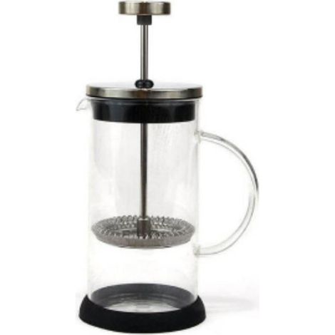 FPLUS cafetera embolo vidrio 600ml , Fabricado en acero inoxidable.
Vidrio templado muy resistente.