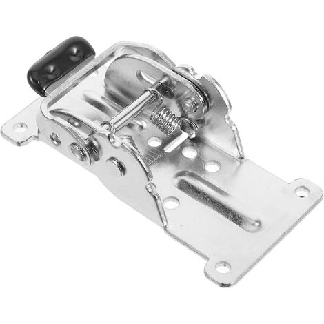 Charnière pliante VILLCASE pour meubles, verrouillage automatique à 180°, argentée (1/5)