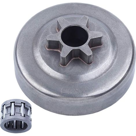 Kit de roulements pour roue de pignon de tambour d'embrayage 3/8" 6T pour Partner 350 351 352 370 371 390 420 Pièces de rechange pour tronçonneuse (1/5)