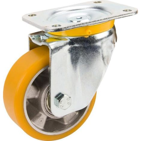 Roulettes pour charges lourdes à bandage en polyuréthane TENTE 4680ITP125P63 (1/4)