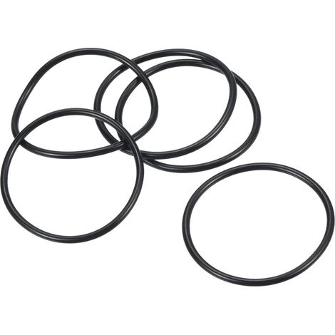 O Ring Nitrile Rubber 37mm OD 33mm ID 2mm Width, 25Pcs Metric Sealing Gasket for Faucet Plumbing Automotive Repair, Black (1/5)