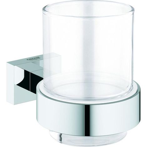 Grohe Essentials Cube Glas mit Halter eckig chrom 40755001 (1/5)