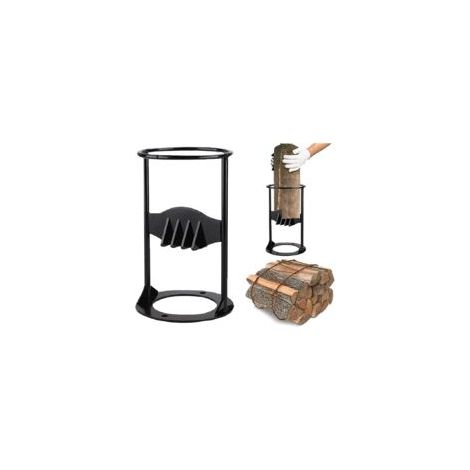 Fendeuse à bois manuelle – Acier moulé – Lame tranchante pour bois dur – Utilisation extérieure camping et jardin (1/4)