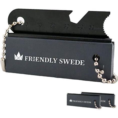 Kits et magnésium Friendly Swedes (lots de 3) - Tout-en-un Silex et acier - Outdoor survie - Tout-en-un résistant ingrédients auxiliaires pour le camping, la randonnée et les barbecues - Barre de Sile (1/5)