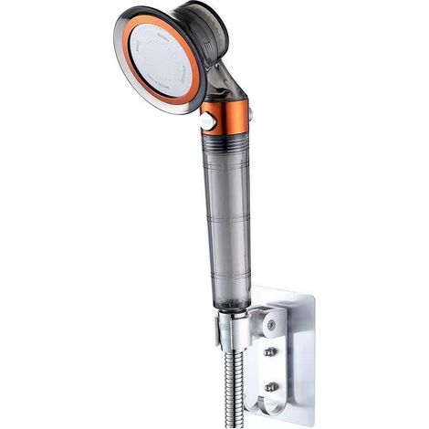 EASYCOMFORT Pommeau de douche haute pression, pommeau de douche minéral haute pression avec interrupteur triple filtre, économie d'eau (1/5)