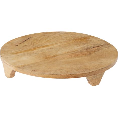 Support en bois pour fleurs CON, bois de mangue