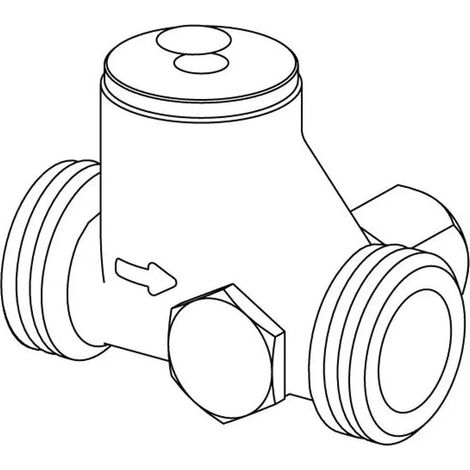 Uponor Combi Port Gen Filtre à impuretés avec logement pour compteur d'eau mesh 0,5mm, 1116198