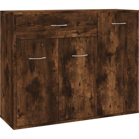Credenza buffet cassettiera mobile contenitore organizer cucina soggiorno soggiorno 88 x 30 x 70 cm derivati del legno marrone 020031118