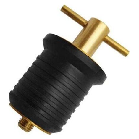 Bouchon de vidange torsadé de bateau – laiton marin type vis bouchon de compression refroidisseurs coques extensibles remplace caoutchouc, se verrouille en place pour yacht