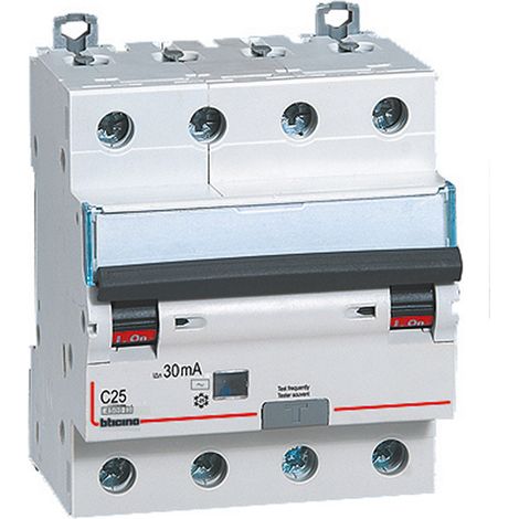 BTicino GA8843AC25 Interruttore Magnetotermico Differenziale BTDIN45 4P Tipo AC 25A (1/2)