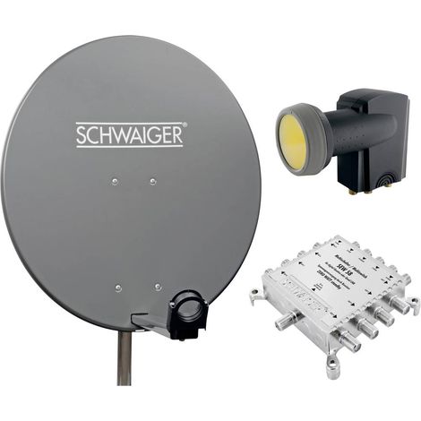 Schwaiger SPI9961SET5 Sistema SAT senza ricevitore Numero utenti: 8 80 cm (1/5)