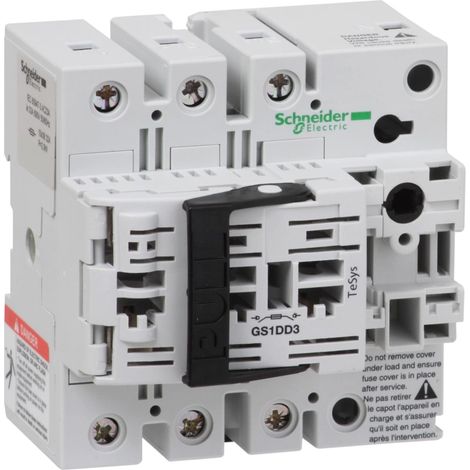 Schneider GS1DD3 Interruttore sezionatore con fusibile GS1 3P 32A