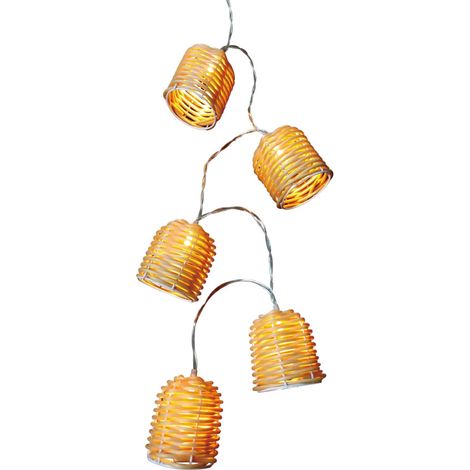 TrendLine Ball-Lichterkette Kunststoff 135 cm L weiß Lichterkette
