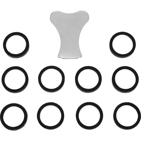 Kit d'entretien pour atomiseur en 11 pièces, kit de pièces de rechange pour disque/clé en céramique, adapté aux atomiseurs. (1/5)