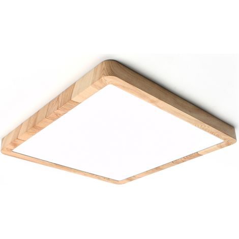 PLAFOND OLBIS IP44 LED BOIS ITALUX PLF-63827-300L-24W-WO (1/2)