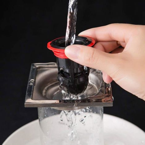 Prise Anti-Odeurs - Pour Drain Douche Et Cuisine - Diamètre Trou 3 7 À 5 2 Cm - Étanchéité Renforcée - Lot De 2 (1/5)