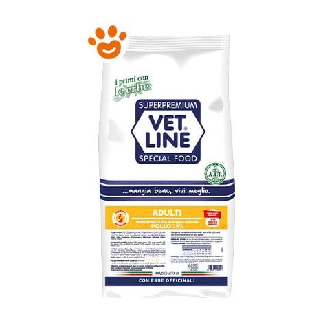 Vet Line Dog Adult Pollo - Sacco 3 Kg -
