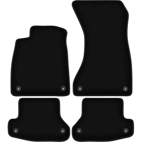 Alfombrillas de terciopelo negro BASIC para Audi A5 F53 coupé (2016-) (1/5)