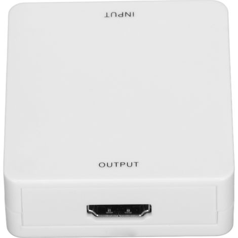 Adaptateur VGA-HDMI 1080P avec sortie audio pour ordinateur et vidéoprojecteur