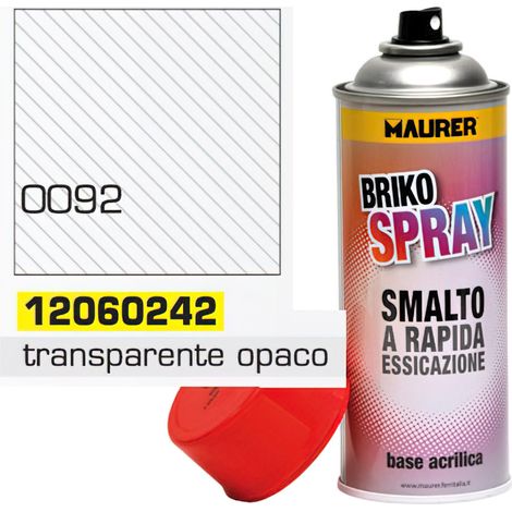 Sprühfarbe transparent deckend matt 400 ml.
