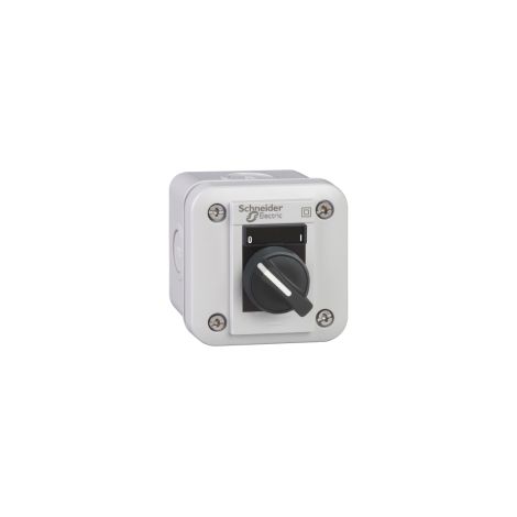Pulsantiera, Harmony XALE, selettore, per XB7 22mm, 2 posizioni, plastica, grigio,con marcatura bianca O-I, 1NO + 1NC - XALE1345