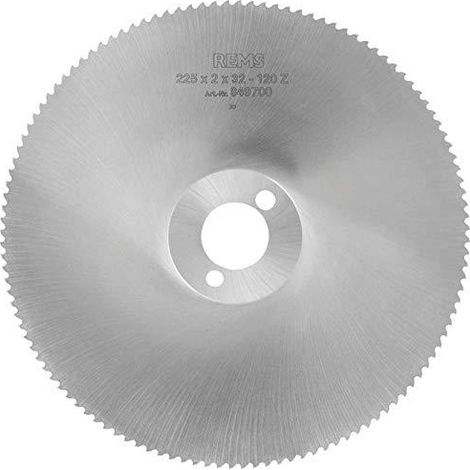 REMS Lame de scie circulaire HSS special pour tubes en acier inoxydable 225x2x32, 220 dents (1/2)