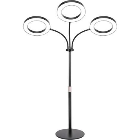 Vollspektrum-LED-Pflanzenlampe für Zimmerpflanzen, einstellbare Beleuchtung mit 72 LEDs, dimmbare Helligkeitsstufen, 3/9/12-Stunden-Timer für Zimmerpflanzen