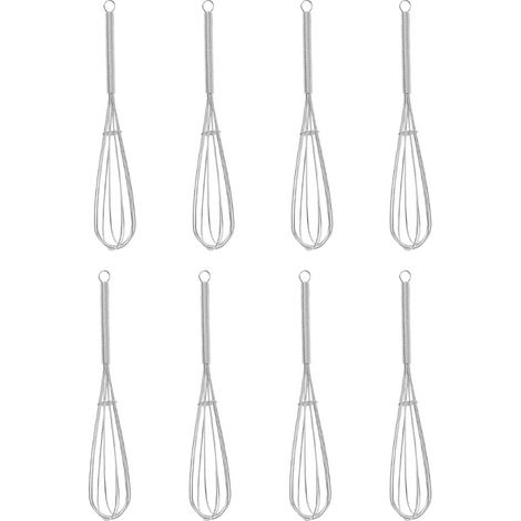 Fouet À Oeufs - Fouet À Crème En Acier Inoxydable 304 - Pour Battre Oeufs Crème Farine Pâtisserie - Usage Cuisine Domestique - 1 Pièce (1/5)