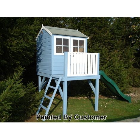 Bunny + Platform + Slide Playhouse Kid's Wendy House