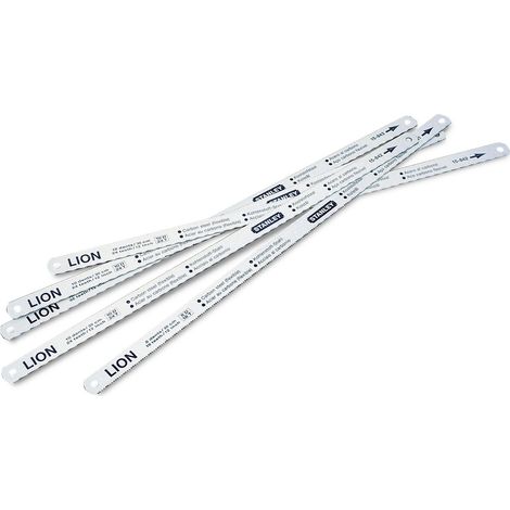 Hoja de sierra Stanley Lion de 300 mm x 182432 z, 5 piezas (1/2)