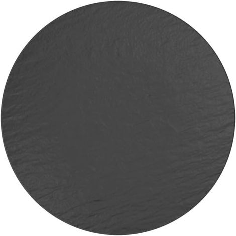 Assiette à pain 16 cm en porcelaine Passe au lave-vaisselle et au micro-ondes Noir (1/4)