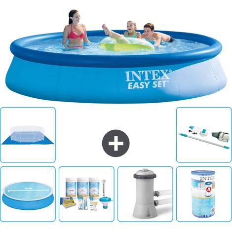 Intex Piscine Easy Set Ronde - 396x84 cm - 7-pièces S30735 (1/5)