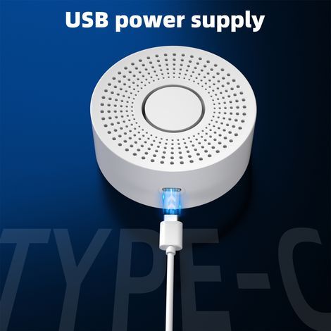 Tuya WiFi Home Security System APP Monitoring Notifications Type-C Power Supply Wireless Receiver Remote Control Kit Door and Window Detector Infrared Home Alarm (1/5)