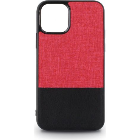 Coque souple bi-matière pour iPhone 11 PRO - rouge et noire (1/4)