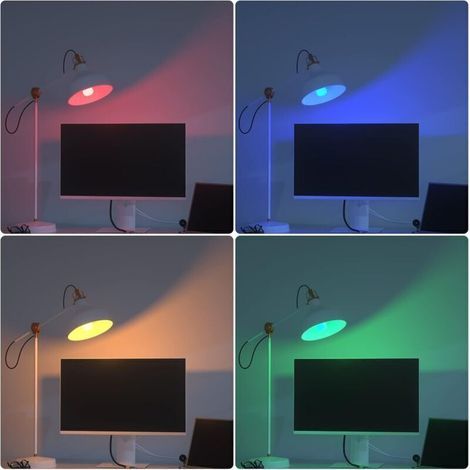 Ampoule LED E14 3 W Colorée Rouge Verte Bleue Blanc Chaud AC 220–240 V Pour Décoration Fêtes Halloween Noël Soirées Bar (1/5)