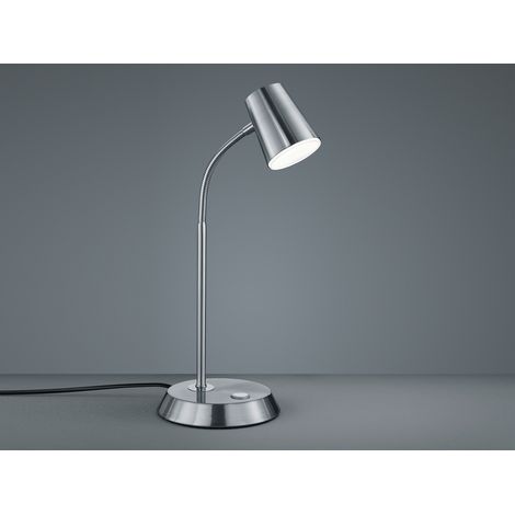 LED Schreibtischlampe NARCOS Silber matt dimmbar (1/5)