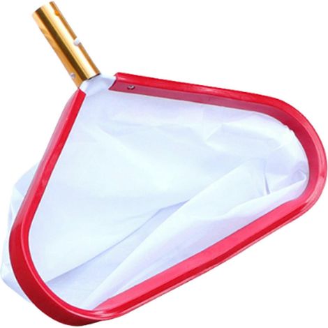 Épuisette de piscine, épuisette à feuilles, utilisée pour nettoyer les feuilles mortes et les insectes dans les piscines. (1/5)
