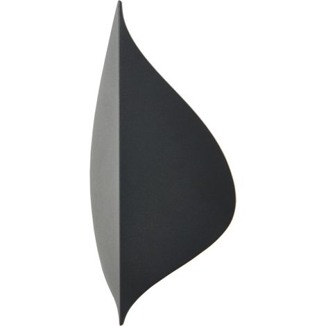 Litecraft Arow Wall Light Outdoor Leaf 12 Watt 4000K Integrated LED - Anthracite (1/5)