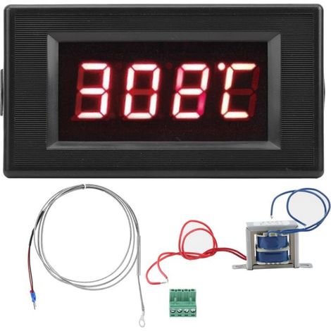 Eosnow Testeur de température de thermocouple de type K à affichage numérique industriel, précision 220 V, DYG5135 (1/4)