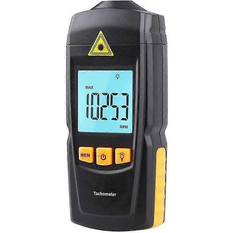 Tachymètre laser numérique portable GM8905, plage de mesure : 2,5 à 99 999 tr/min (1/4)