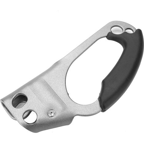 Poignée de Serrage Droite pour Corde d'Escalade 8-13mm, Accessoire d'Escalade en Gris (1/5)