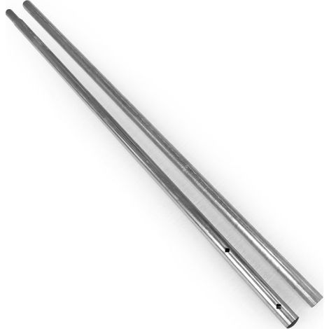 Juego de vara superior e inferior para cama elástica (Superior 105cm / Inferior 105cm (2 agujeros))