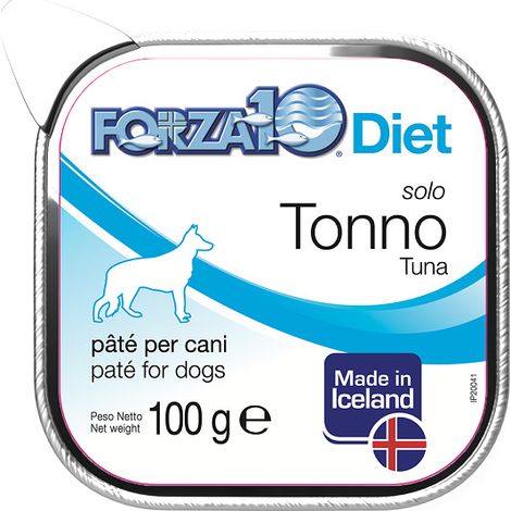 Forza10 Dog Solo Diet Tonno - Forza10 Dog Solo Diet Tonno - Vaschetta Da 100 Gr